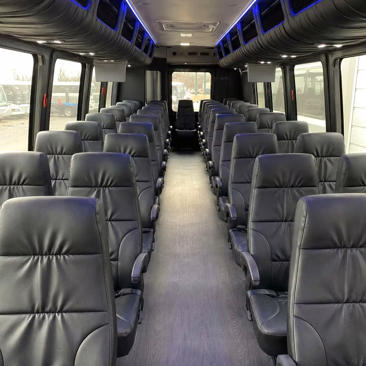 25 passenger minibus interior