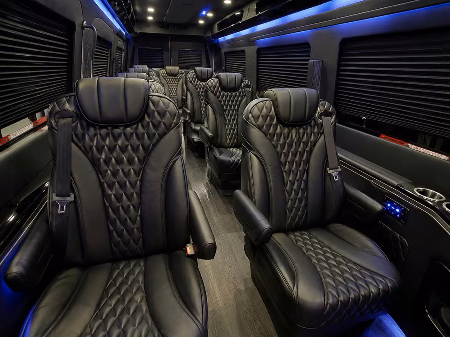 sprinter van with driver inside