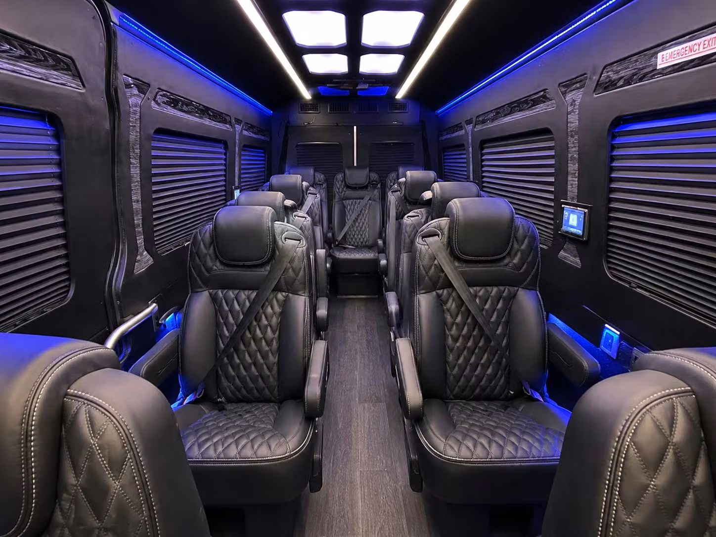 sprinter van with driver interior
